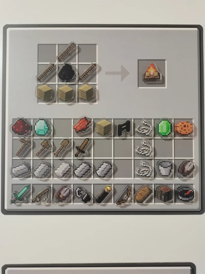 Mesa de crafteo magnética + 50 imanes