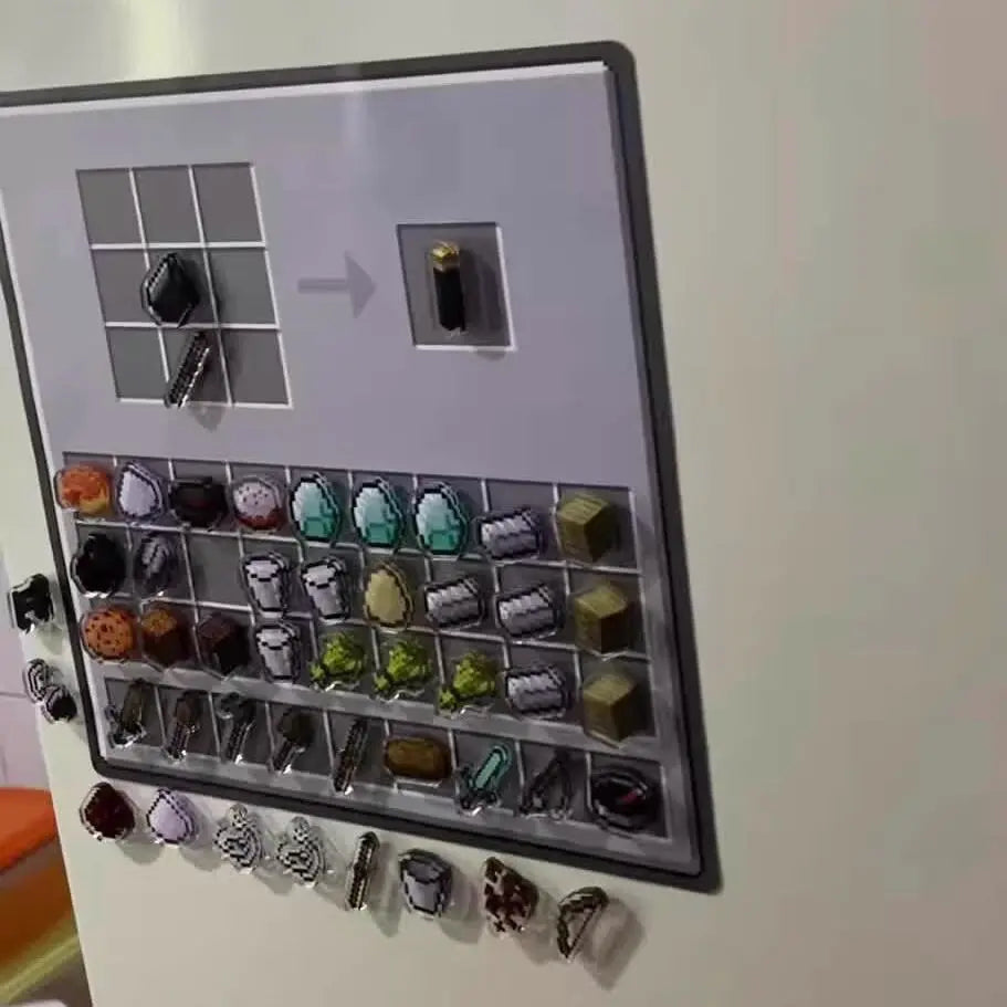 Mesa de crafteo magnética + 50 imanes