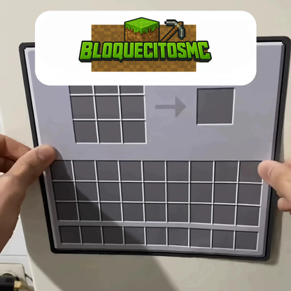 Mesa de crafteo magnética + 50 imanes