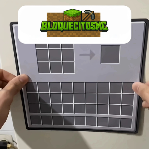 Mesa de crafteo magnética + 50 imanes